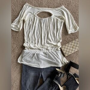 Elegant White Women's Top